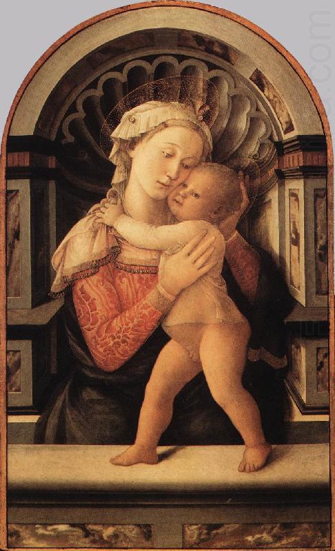 LIPPI, Fra Filippo Madonna with the Child and two Angels g china oil painting image